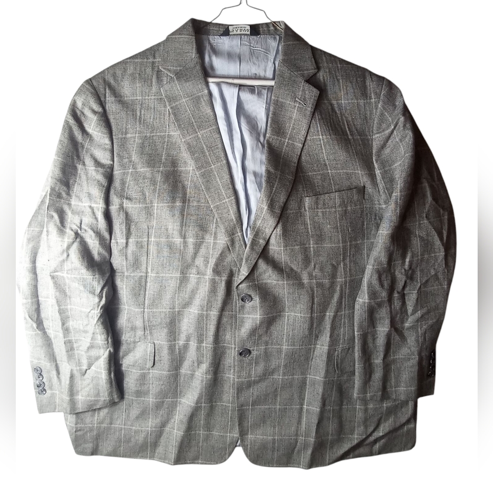 Jos. A. Bank Gray Plaid Blazer